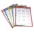C-Line® Reusable Dry Erase Pockets, 9 x 12, Assorted Primary Colors, 5/Pack (CLI40630)