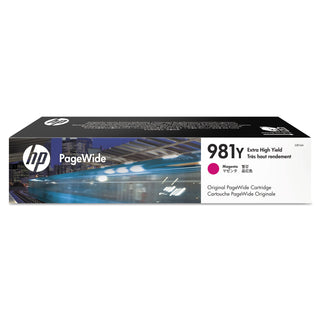 HP 981Y, (L0R14A) Extra High Yield Magenta Original PageWide Cartridge (HEWL0R14A)