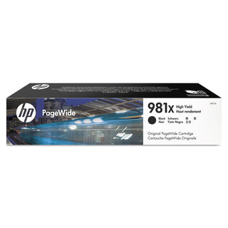 HP 981X, (L0R12A) High Yield Black Original PageWide Cartridge (HEWL0R12A)
