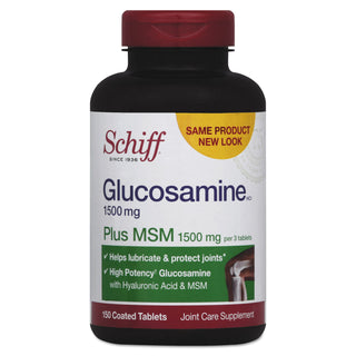 Schiff® Glucosamine Plus MSM Tablet, 150 Count (SFS11019)