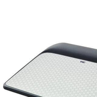 3M™ Mouse Pad with Precise Mousing Surface and Gel Wrist Rest, 8.5 x 9, Gray/Black (MMMMW85B)