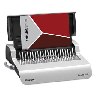 Fellowes® Pulsar Electric Comb Binding System, 300 Sheets, 17 x 15.38 x 5.13, White (FEL5216701)