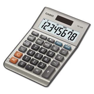 Casio® MS-80B Tax and Currency Calculator, 8-Digit LCD (CSOMS80B)