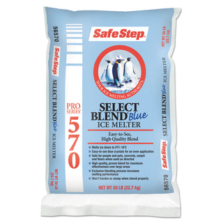 Safe Step® Pro Select Blue Ice Melt, 50lb Bag, 49/Carton (NAS746726)