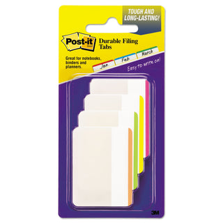 Post-it® Tabs, Lined, 1/5-Cut Tabs, Assorted Brights, 2" Wide, 24/Pack (MMM686F1BB)