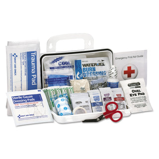 First Aid Only™ ANSI Class A 10 Person First Aid Kit, 71 Pieces, Plastic Case (FAO90754)