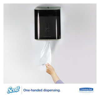 Scott® Essential Center-Pull Towels, Absorbency Pockets, 2-Ply, 8 x 15, White, 500/Roll, 4 Rolls/Carton (KIM01010)