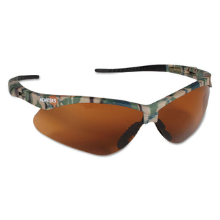 KleenGuard™ Nemesis Safety Glasses, Camo Frame, Bronze Lens (KCC19644)
