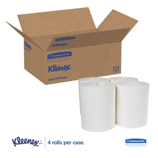Kleenex® Premiere Center-Pull Towels, Perforated, 1-Ply, 8 x 15, White, 250/Roll, 4 Rolls/Carton (01320KIM)