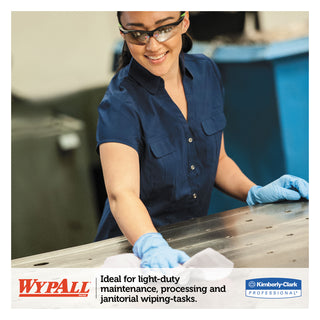 WypAll® L30 Towels, POP-UP Box, 10 x 9.8, White, 120/Box, 10 Boxes/Carton (03086KIM)