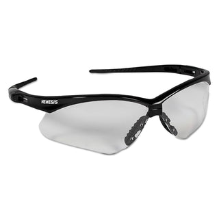 KleenGuard™ Nemesis Safety Glasses, Black Frame, Clear Lens (KCC25676)