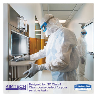 Kimtech™ W4 Critical Task Wipers, Flat Double Bag, 12 x 12, Unscented, White, 100/Bag, 5 Bags/Carton (33330KIM)