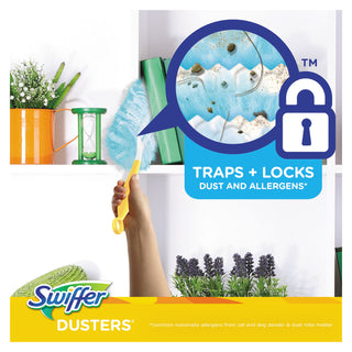 Swiffer® Dust Lock Fiber Refill Dusters, Unscented, 10 Per Box (PGC21459BX) (PGC21459BX)
