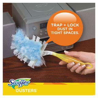 Swiffer® Dust Lock Fiber Refill Dusters, Lavender & Vanilla Scent, 10 Per Box, 4/Case, 40 Total (PGC21461CT)