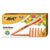 BIC® Brite Liner Highlighter, Chisel Tip, Fluorescent Orange, Dozen (BICBL11OE)