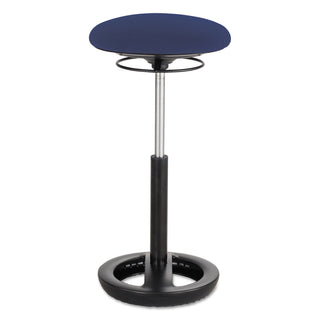 Safco® Twixt Extended-Height Ergonomic Chair, 32" High, Blue Fabric (SAF3001BU)