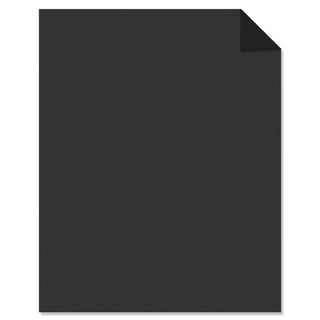 Astrobrights® Color Cardstock, 65 lb, 8.5 x 11, Eclipse Black, 100/Pack (WAU22024)
