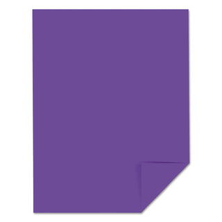Astrobrights® Color Cardstock, 65 lb, 8.5 x 11, Gravity Grape, 250/Pack (WAU21971)