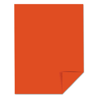 Astrobrights® Color Cardstock, 65 lb, 8.5 x 11, Orbit Orange, 250/Pack (WAU22761)