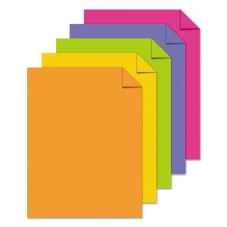 Astrobrights® Color Cardstock -"Happy" Assortment, 65lb, 8.5 x 11, Assorted, 250/Pack (WAU21004)