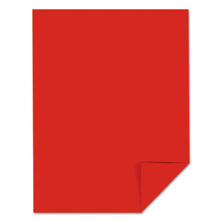 Astrobrights® Color Cardstock, 65 lb, 8.5 x 11, Re-Entry Red, 250/Pack (WAU22751)