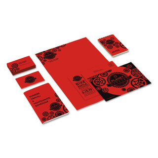 Astrobrights® Color Cardstock, 65 lb, 8.5 x 11, Re-Entry Red, 250/Pack (WAU22751)