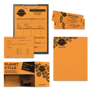 Astrobrights® Color Paper, 24 lb, 11 x 17, Cosmic Orange, 500/Ream (WAU22653)