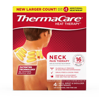 ThermaCare® HeatWraps Instant Hot Patch Neck / Shoulder / Wrist One Size Fits Most Nonwoven Material Cover Disposable (1242366_BX)