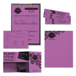 Astrobrights® Color Paper, 24 lb, 8.5 x 11, Planetary Purple, 500/Ream (WAU22671)
