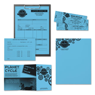 Astrobrights® Color Paper, 24 lb, 11 x 17, Lunar Blue, 500/Ream (WAU22523)