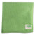Unger® SmartColor MicroWipes, Microfiber, 16 x 15, Green, 10/Carton (UNGMF400CS)