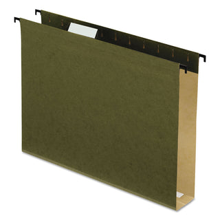 Pendaflex® SureHook Hanging Folders, Letter Size, 1/5-Cut Tab, Standard Green, 20/Box (ESS6152X2)