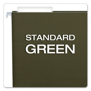 Pendaflex® Standard Green Hanging Folders, Letter Size, 1/3-Cut Tab, Standard Green, 25/Box (ESS81601)