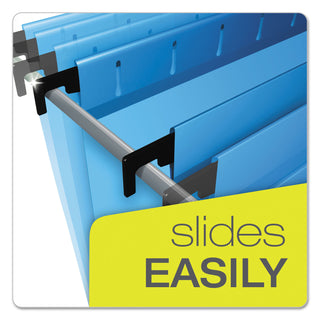 Pendaflex® SureHook Hanging Folders, Letter Size, 1/5-Cut Tab, Blue, 20/Box (ESS615215BLU)