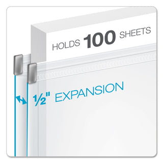 Cardinal® Expanding Zipper Binder Pockets, 11 x 8 1/2, Clear, 3/Pack (CRD14201)