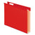 Pendaflex® Extra Capacity Reinforced Hanging File Folders with Box Bottom, Letter Size, 1/5-Cut Tab, Red, 25/Box (ESS4152X2RED)