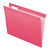 Pendaflex® Colored Reinforced Hanging Folders, Letter Size, 1/5-Cut Tab, Pink, 25/Box (ESS415215PIN)