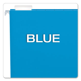 Pendaflex® Colored Hanging Folders, Letter Size, 1/5-Cut Tab, Blue, 25/Box (ESS81603)