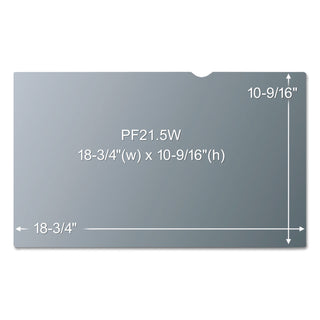 3M™ Antiglare Frameless Filter for 21.5" Widescreen Monitor, 16:9 Aspect Ratio (MMMAG215W9) (MMMAG215W9)