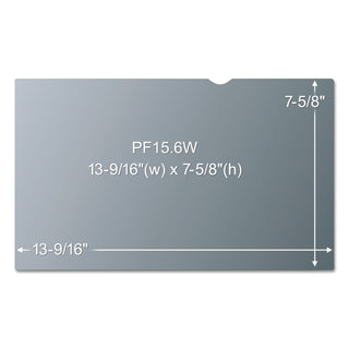 3M™ Antiglare Frameless Filter for 15.6" Widescreen Laptop, 16:9 Aspect Ratio (MMMAG156W9) (MMMAG156W9)