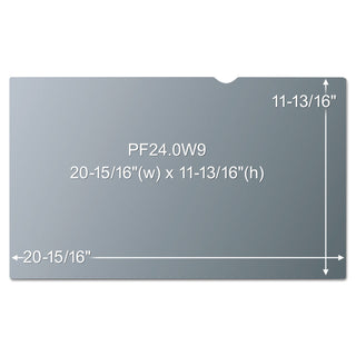 3M™ Frameless Blackout Privacy Filter for 24" Widescreen Monitor, 16:9 Aspect Ratio (MMMPF240W9B)