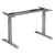 Alera® 2-Stage Electric Adjustable Table Base, 27.5" to 47.2" High, Gray (ALEHT2SSG)
