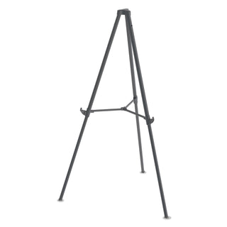MasterVision™ Quantum Heavy Duty Display Easel, 35.62" - 61.22"H, Plastic, Black (BVCFLX11404)
