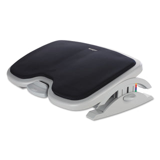 Kensington® SoleMate Comfort Footrest with SmartFit System, 21.5w x 14d x 3.5h to 5h, Gray/Black (KMW56144)
