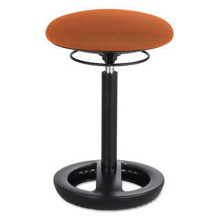 Safco® Twixt Desk Height Ergonomic Stool, 22 1/2" High, Orange Fabric (SAF3000OR)