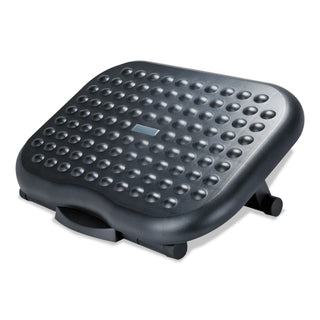 Alera® Relaxing Adjustable Footrest, 13.75w x 17.75d x 4.5 to 6.75h, Black (ALEFS212)