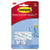 Command™ Clear Hooks and Strips, Plastic, Small, 2 Hooks and 4 Strips/Pack (MMM17092CLR)