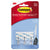 Command™ Clear Hooks and Strips, Plastic/Wire, Small, 3 Hooks and 4 Strips/Pack (MMM17067CLR)