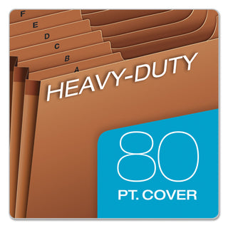 Pendaflex® Heavy-Duty Expanding File, 21 Sections, 1/3-Cut Tab, Legal Size, Redrope (GLWR119ALHD)