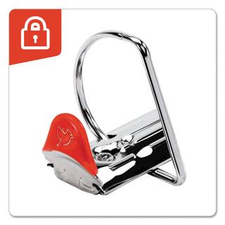 Cardinal® XtraLife ClearVue Non-Stick Locking Slant-D Ring Binder, 3 Rings, 3" Capacity, 11 x 8.5, White (CRD26330)